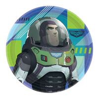 Buzz Lightyear Paper Plates 17cm 8 Pack