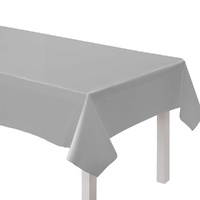 Paper Tablecover Silver 137cm x 274cm