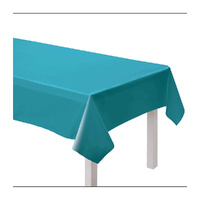 Paper Tablecover Caribbean Blue 137cm x 274cm