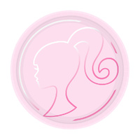 Barbie Round Paper Plates NPC 23cm 8 Pack