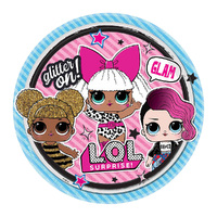 LOL Surprise Together 4EVA Round Paper Plates 23cm 8 Pack