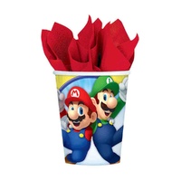 Super Mario Brothers Cups HC 266ml 8 Pack