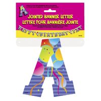 Jointed Banner Letter A