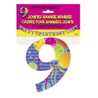 Jointed Banner Number 9