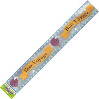 Bon Voyage Foil Banner 12ft