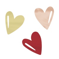 Jumbo Hearts Foil Confetti 14g
