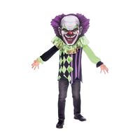 Costume Scary Clown Big Head 8-10 Years