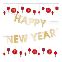 Chinese New Year Banner Kit Hot Stamped