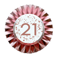 Rose Gold 21 Rosette