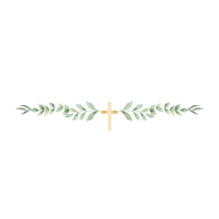 Botanical Celebration Cross Garland