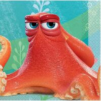  Finding Dory Beverage Napkins 25cm x 25cm 2 Ply Pack Of 16 