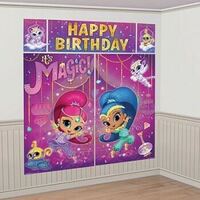 Shimmer & Shine Scene Setter Kit Happy Birthday 