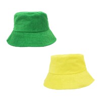 Green & Gold Terry Towelling Hat