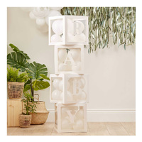 Botanical Baby Pop up Baby Balloon Blocks 4 Pack