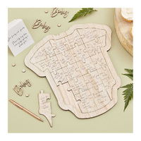 Botanical Baby  Wooden Baby Grow Guest Book