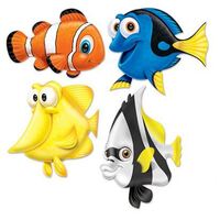 Under the Sea Fish Cutouts 4 Pack