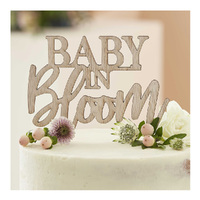 Baby in Bloom Cake Topper