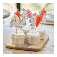Hop Hop Hooray Cupcake Toppers 12 Pack