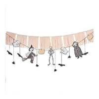 Boo Crew Halloween Bunting with Tassel Garland FSC