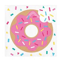 Donut Time Beverage Napkins 16 Pack