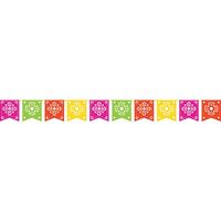 Serape Picado Fiesta Flag Banner
