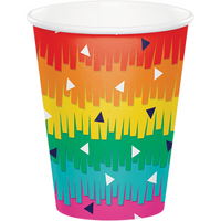 Fiesta Fun Cups Paper 266ml 8 Pack