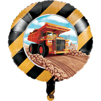 45cm Big Dig Construction Foil Balloon