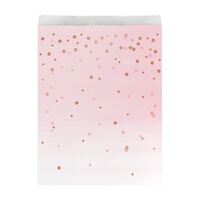Rose All Day Paper Treat Bags 22cm x 16cm 10 Pack