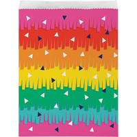 Fiesta Fun Paper Treat Bags 10 Pack