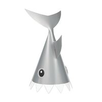 Shark Party Shaped Party Hats 8 Pack