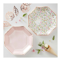 Ditsy Floral Paper Plates 23cm 8 Pack