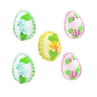Candy Sugar Easter Egg Medium 130g 5 Pack