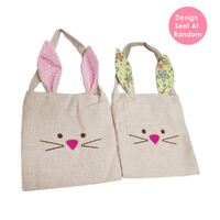 Easter Bunny Canvas Tote Bag 1 Piece