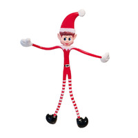 30cm Elves Behaving Badly PVC Covered Hand Painted Bendy Elf