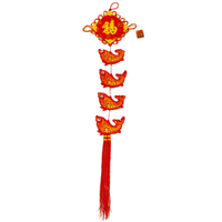 Chinese New Year Luck Adorment with 4 Fish 
