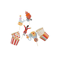 Circus Party Food Picks & Food Cup Set 
