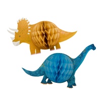 Party Dinosaurs Hanging Honeycombs 2 Pack