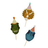 Party Dinosaurs Food Picks & Food Cup Set