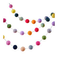 Merry & Bright Felt Beads Garland