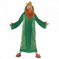 Costume Nativity King Green Child's