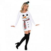 Costume Snowman Jumper Dress Women's