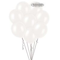 30cm Clear Decorator Balloons 25 Pack