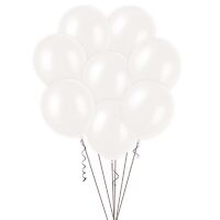 30cm White Decorator Balloons 25 Pack