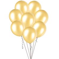 30cm Gold Metallic Balloons 25 Pack