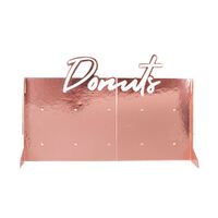 Mix It Up Donut Wall Rose Gold Foiled