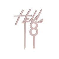 Mix It Up Cake Topper Eighteen