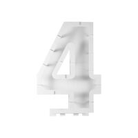 Mix It Up Number 4 Balloon Kit