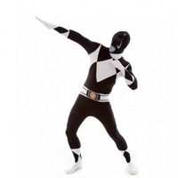 Costume Black Power Rangers Morphsuit Adult