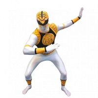 Costume White Power Rangers Morphsuit Adult