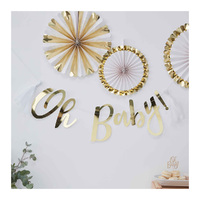 Oh Baby! Backdrop Gold 